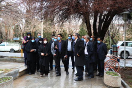 بازدید معاون فرهنگی و دانشجویی وزارت بهداشت و هیات همراه از دانشگاه علوم پزشکی اصفهان